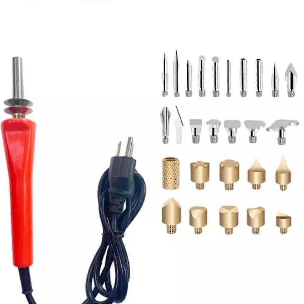 مجموعة حرق / نحت الخشب DIY ، أداة ختم ساخنة مع حروف أبجدية للخشب