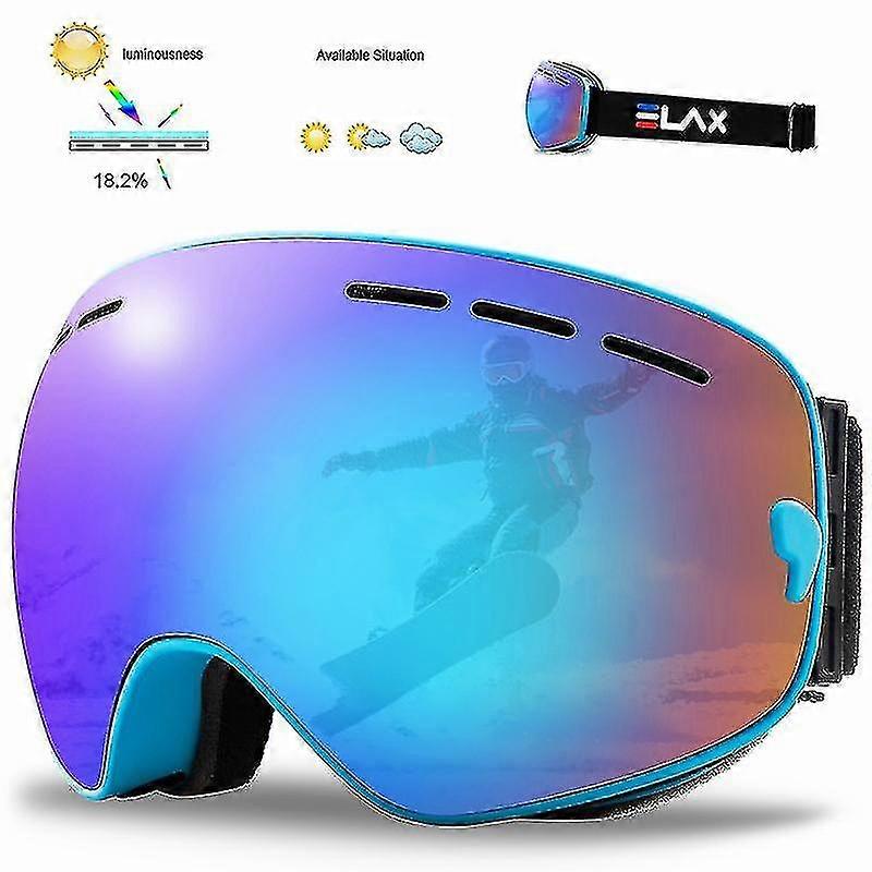 New Double Layer Ski Goggles Board Glasses Eyewear Outdoo