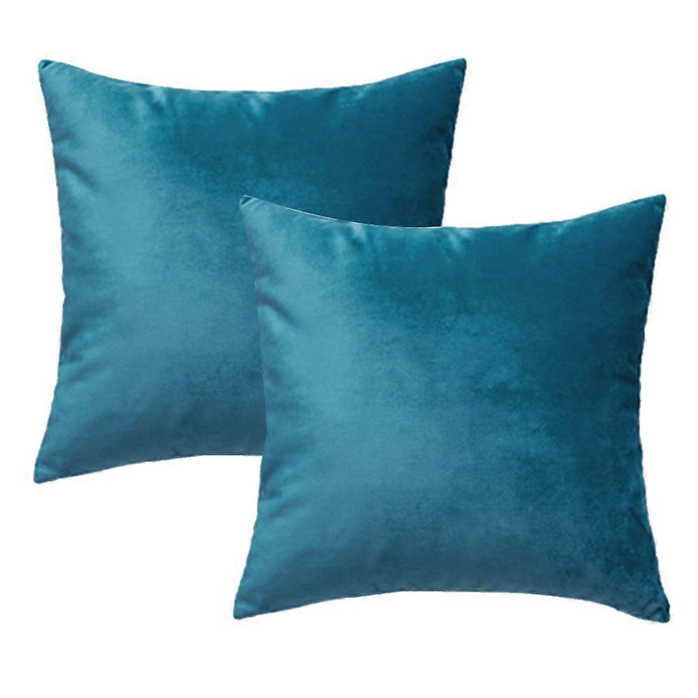 Throw Pillow Cases 45*45cm,2 Pack Cozy Soft Square Decorative Pillow Covers