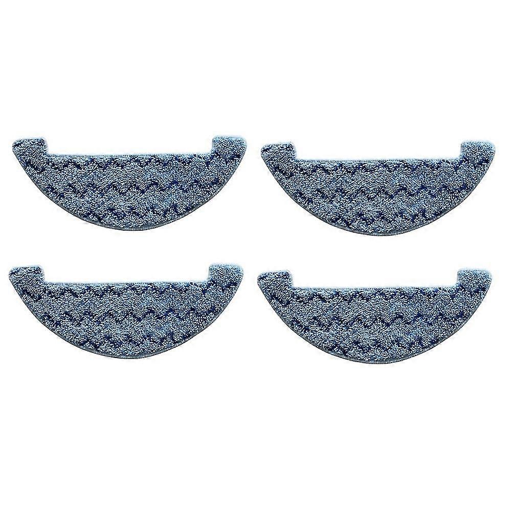 4pcs Replacement Washable Mop Cloth Mop Pads For Ilife A7 A9s Robot
