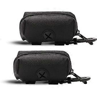 2pcs Dog Poop Bag Dispenser, Dog Poop Bag Dispenser, Dog Waste Bag Dispenser Dog Poop Bag Dispenser, Black