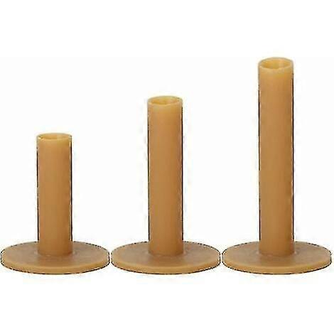 3 Pezzi Gomma Resistente Golf Tees 60/70/80mm Caffè