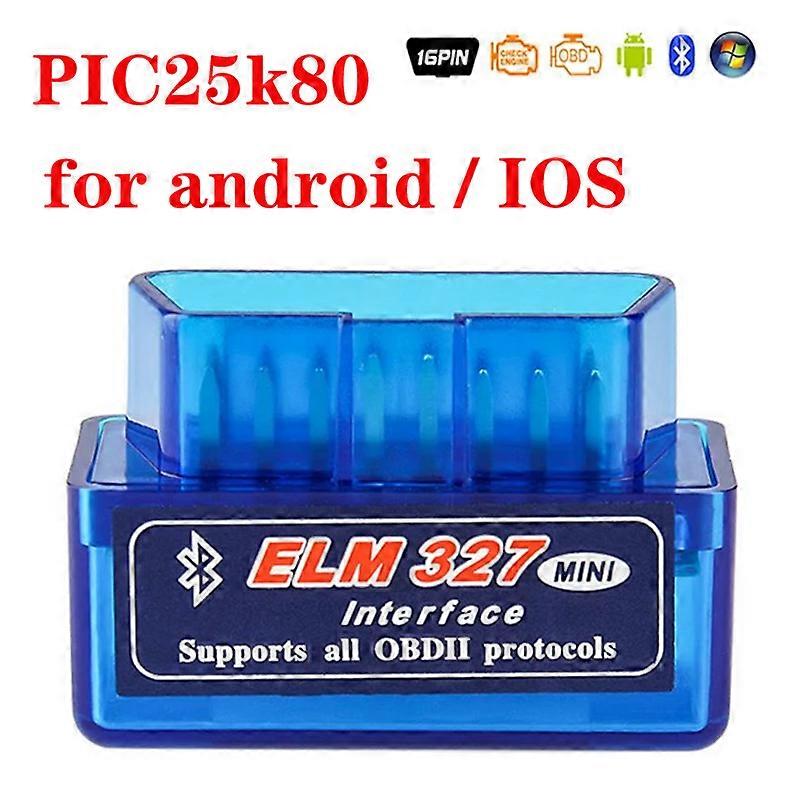 Obd2 Scanner Car diagnostic tool professional Engine Code Reader Mini elm327 bluetooth v1.5 PIC18F25K80 for Android Windows IOS