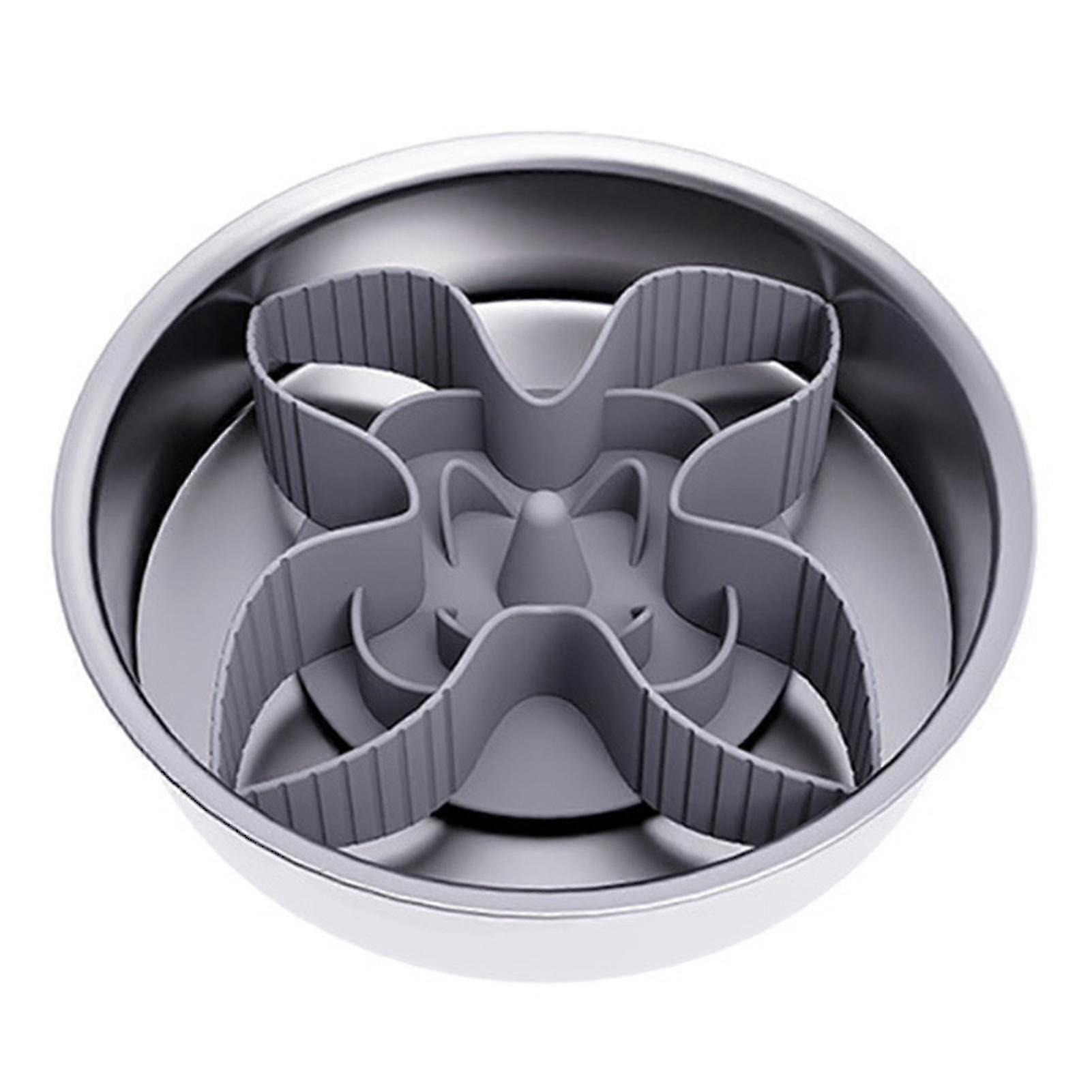 Sch Han Spiral Slow Feeder Dog Stainless Steel Bowl Insert Silicone With 19 Suction Cups