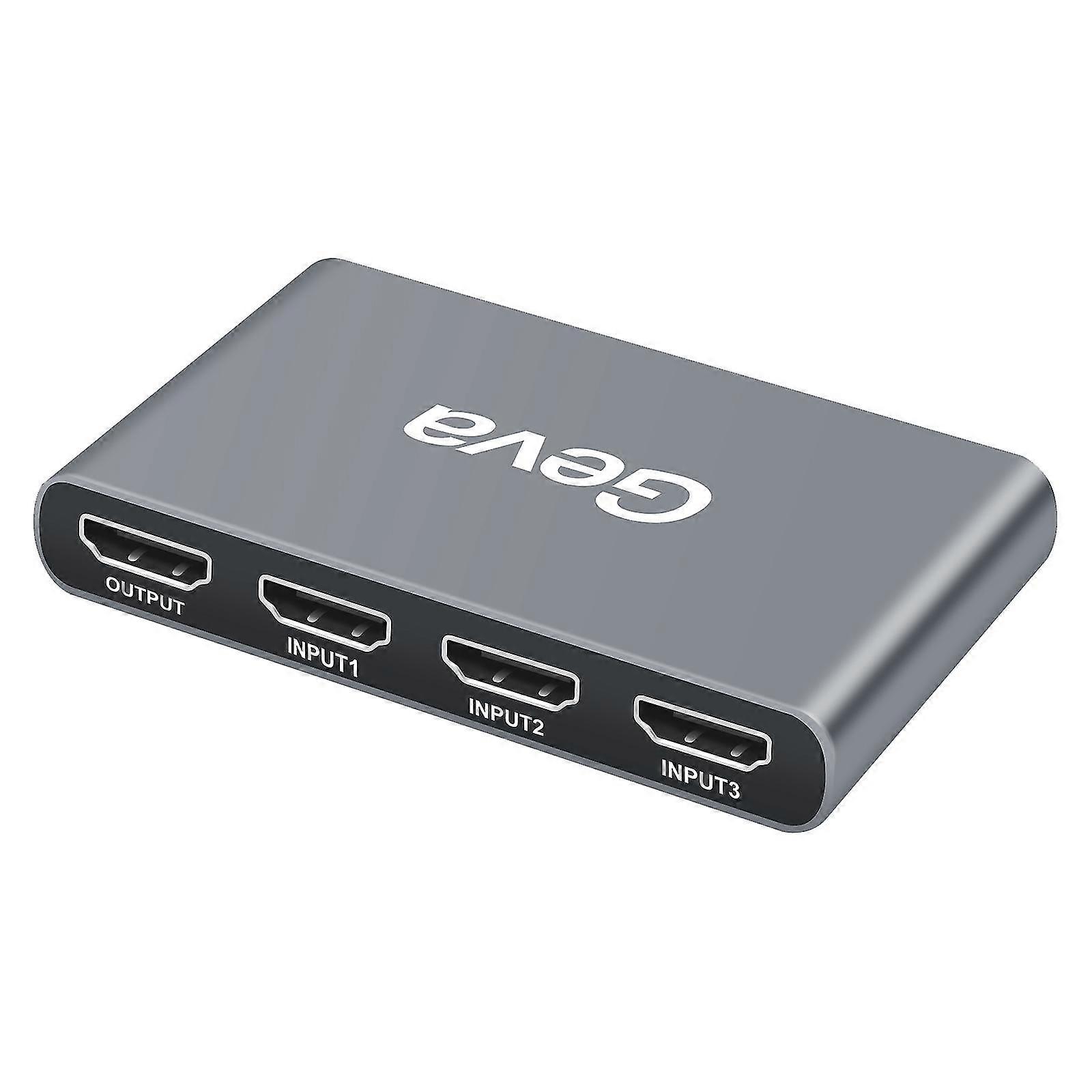 4k@60hz -compatible Switch Hd 1080p Video Switcher Adapter 3 In 1 Out Splitter For Dvd Hdtv Tv Box XYT