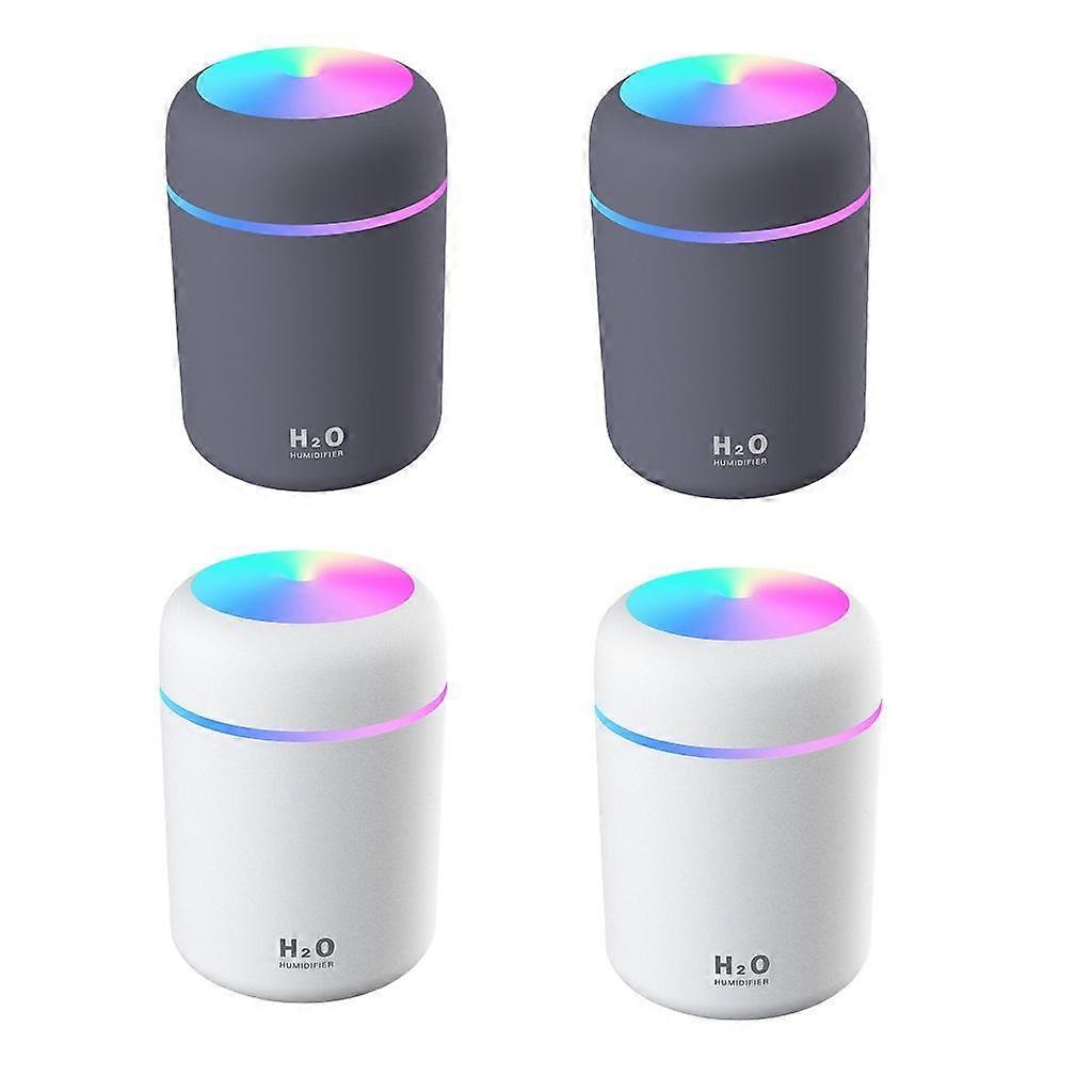 4 Pcs USB Essential Oil Diffuser Portable Mini Air Humidifier Auto Shut Off