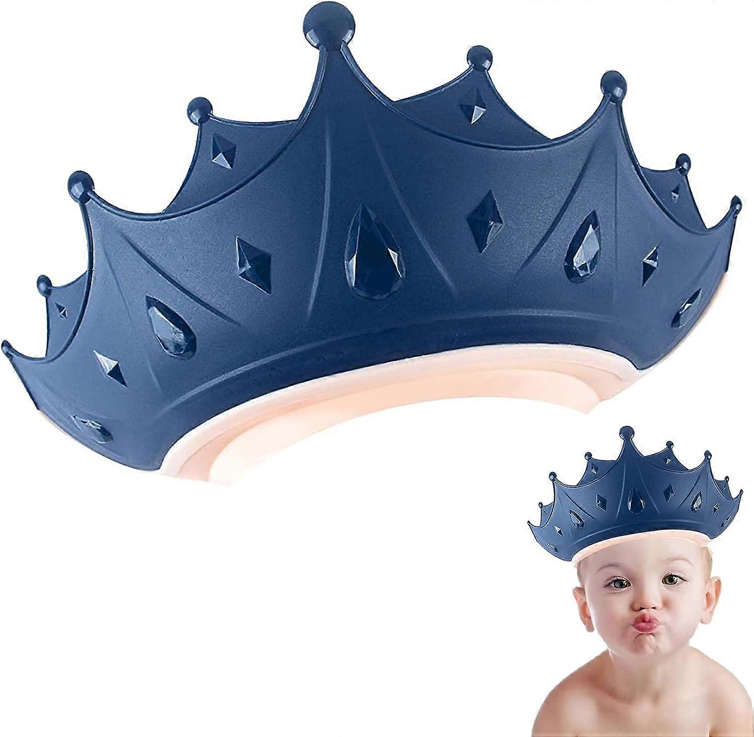 Cute Crown ShapeBaby Shower Cap Shield,Shower Cap,Adjustable