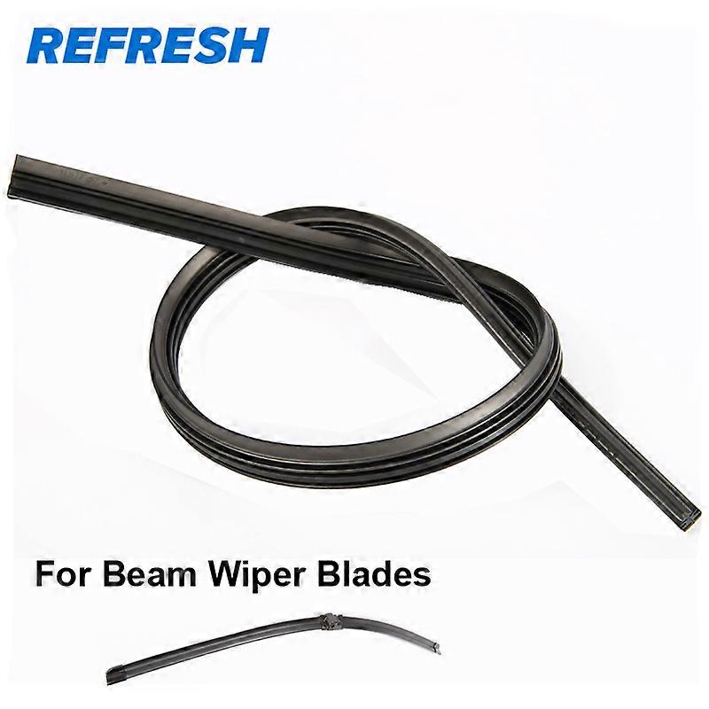 Universal Car Beam wiper blades Refill Natural Rubber