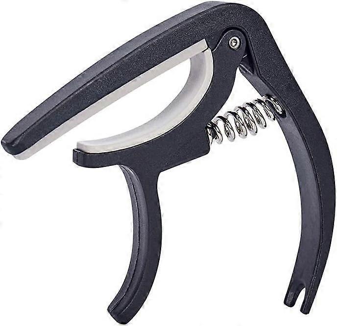 Gitarrcapo Capo för akustisk och elgitarr Gitarrcapo Capo Clip-on-stämapparat