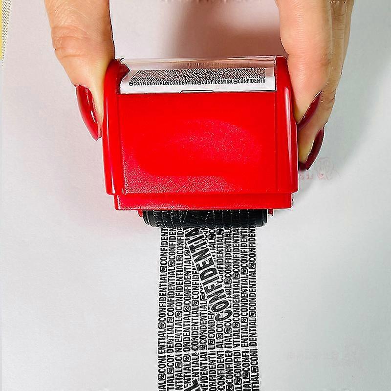 Identity Protection Roller Stamp, Wide Roller Identity Theft Prevention Security Stamp Confidential Address Blocker, Anti Theft and Privacy Safety