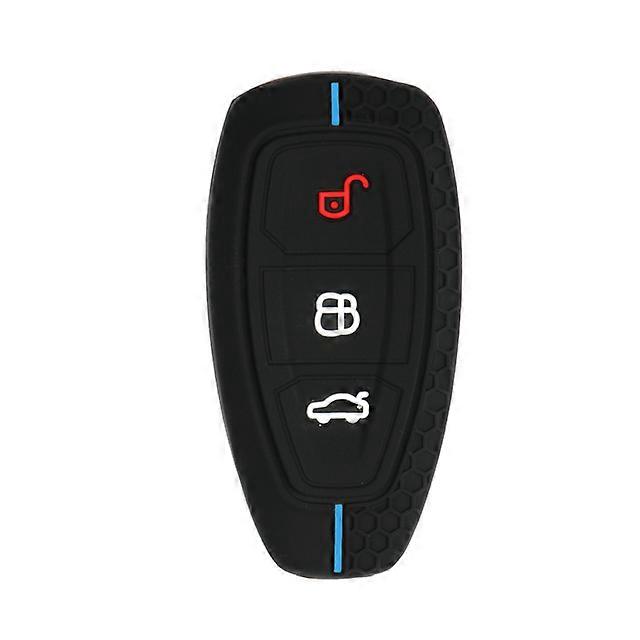 For Ford Puma Grand C Max Focus Mondeo Kuga Fiesta Ecosport Transit Kuga Silicone Remote Key Case Keychain Car Key Cover