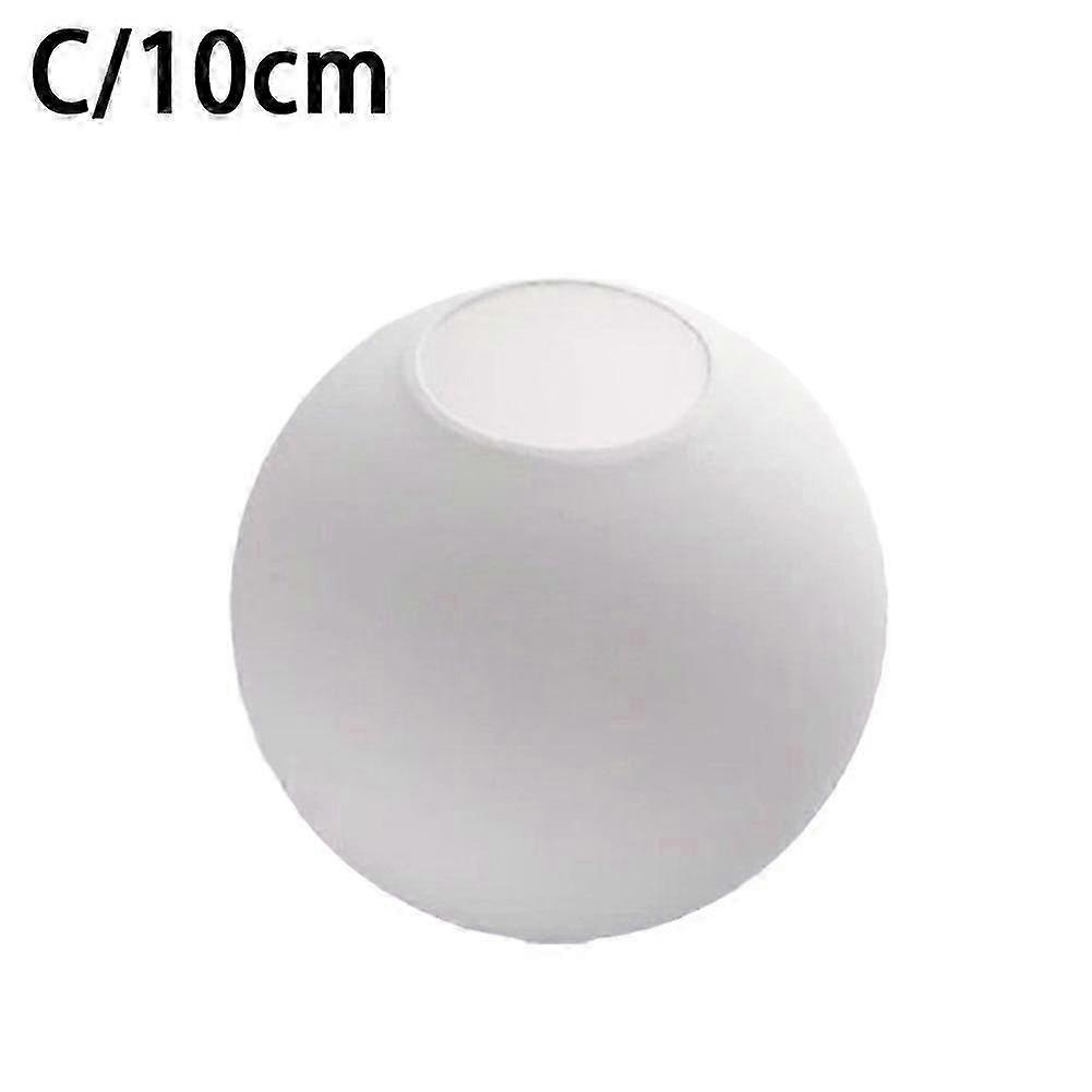 Mattweißer Globusglas-Lampenschirm Ersatz Runde Lichtabdeckung Fix