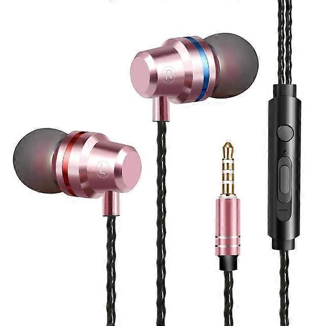 In Ear Headphones Wired Earphones For OPPO Lenovo PC Sports Noise Canceling Bass 3.5mm Headset Gamer Handfree Earbuds With Mic