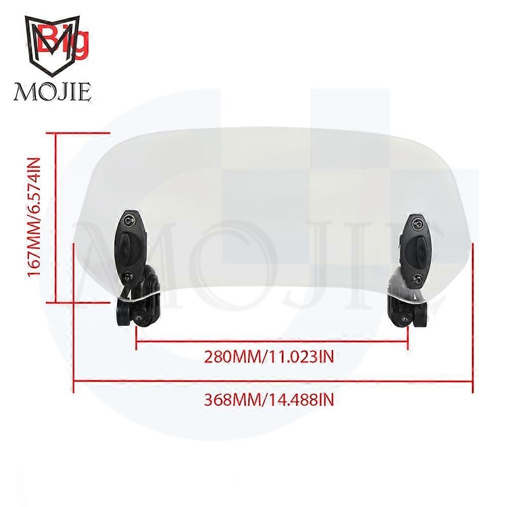 摩托车挡风玻璃延长扰流板挡风玻璃空气导流板川崎 KLF KLR KZ 250 185 220 300 400 650 440 550 750