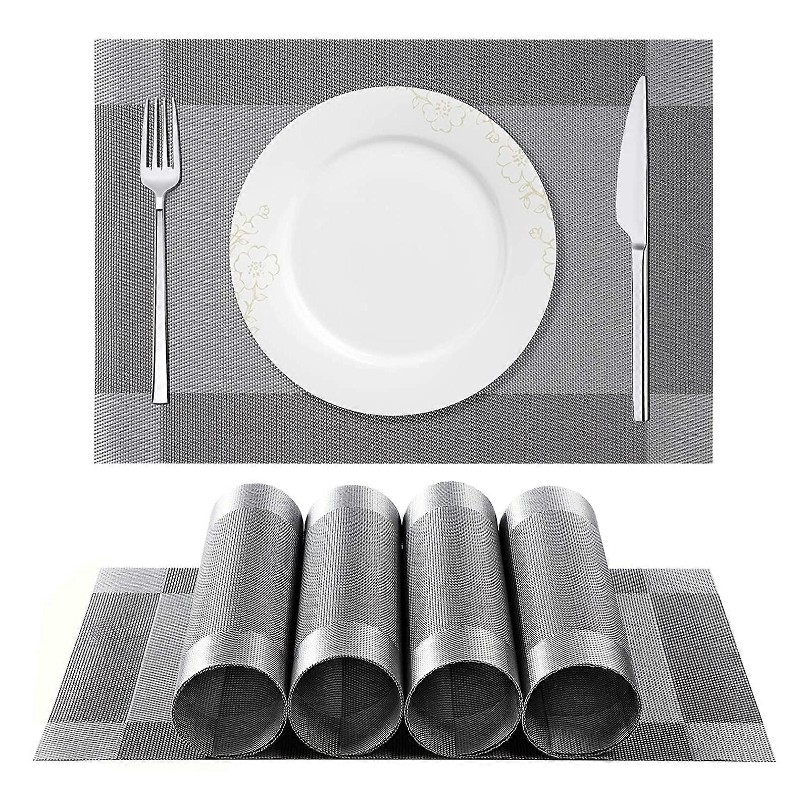 Placemats Set of 6 Washable Heat Resistant Non-slip