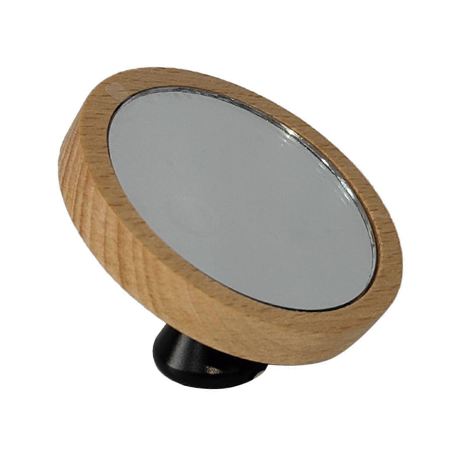 1/2/3 Adjustable For Espresso Shot Mirror Wooden Base 7cm Walnut