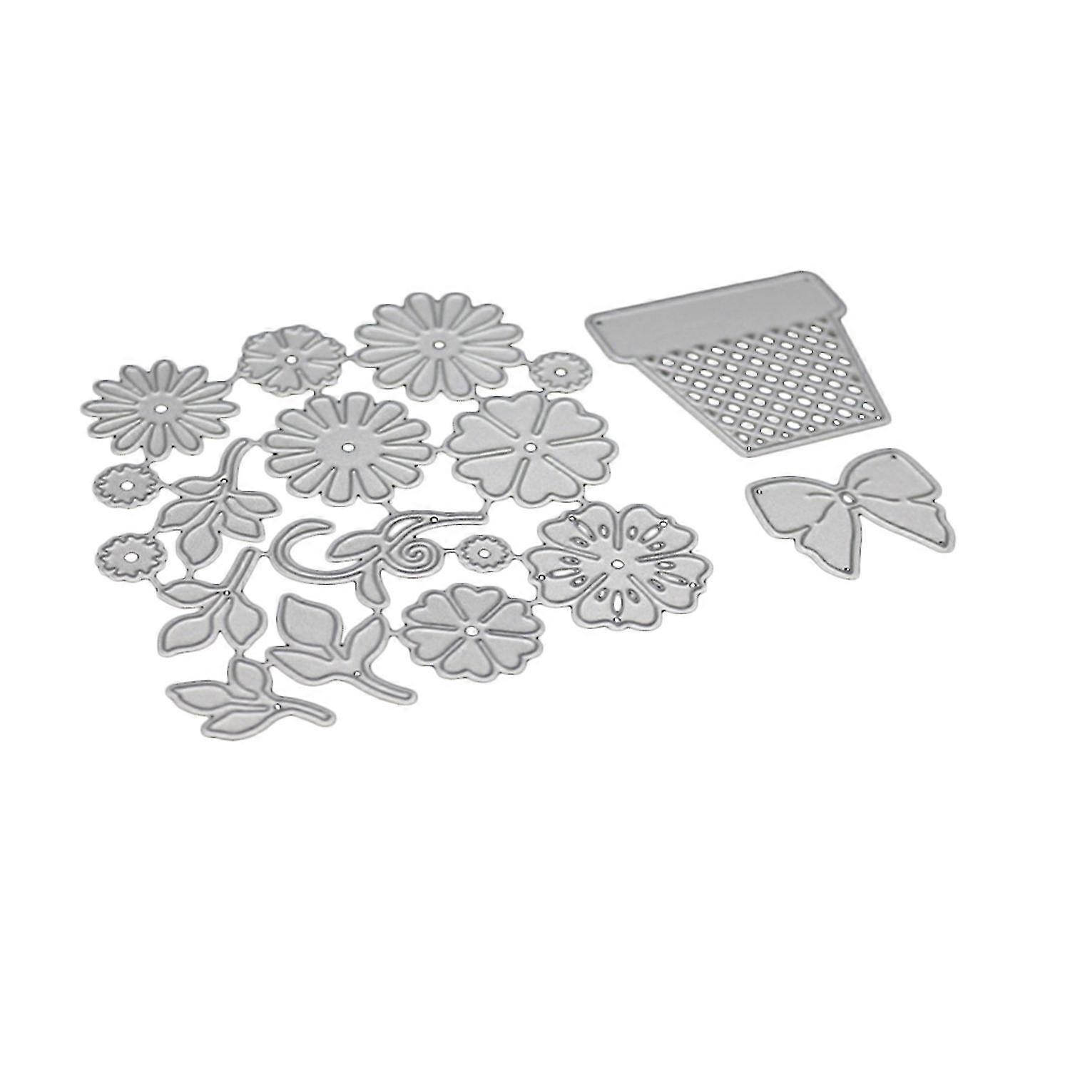 Cutting Die Butterfly Flower Style Reusable Craft Embossing Punch Stencil for Home
