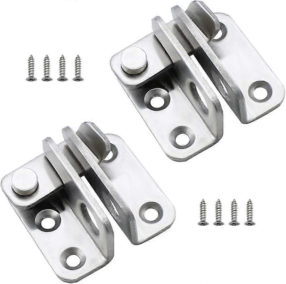 Pack of 2 latch padlocks (left opening)