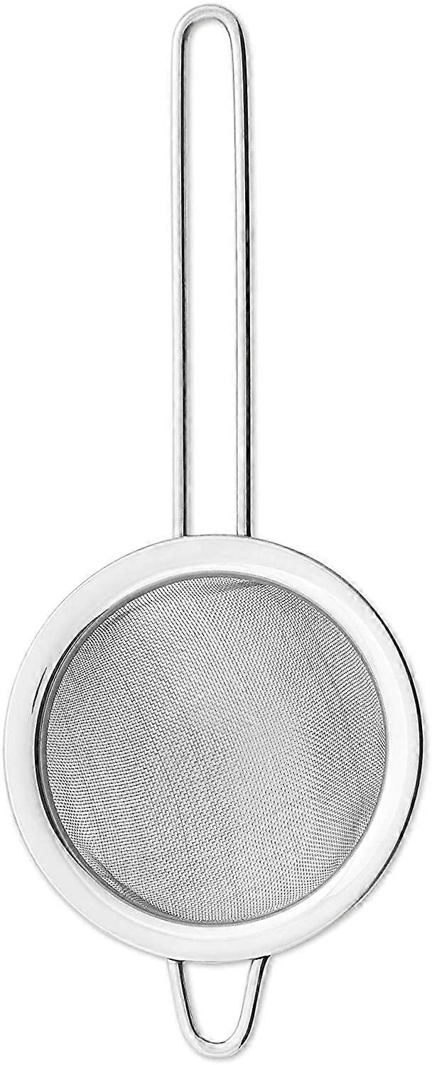 Shiny Stainless Steel Tea Strainer Diameter: 75 mm, Silver