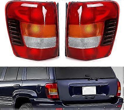 WHMH Rear Stop Lights Tail Lights for Jeep Grand Cherokee 2001 2002 2003 2004 2005,Indicator Rear Brake Lamp Turn Signal Lamp Stop Reverse Light,A/1se