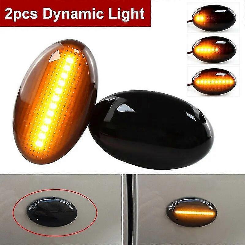 2x Canbus For Benz Smart W450 W452 A-class W168 Vito W639 W447 Citan W415 Led Dynamic Side Marker Light Repeater Indicator Light