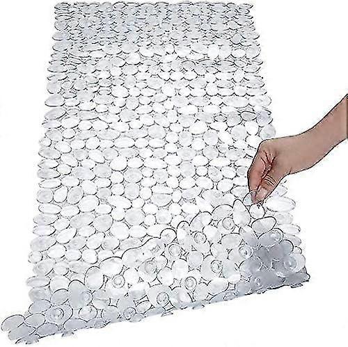 unique Bath Mat Non-slip, Mildew Resistant, Extra Long, Antibacterial, Bpa, Latex Phthalate Free, Machine Washable, And Suction Cups Bath Mat (88cm*40