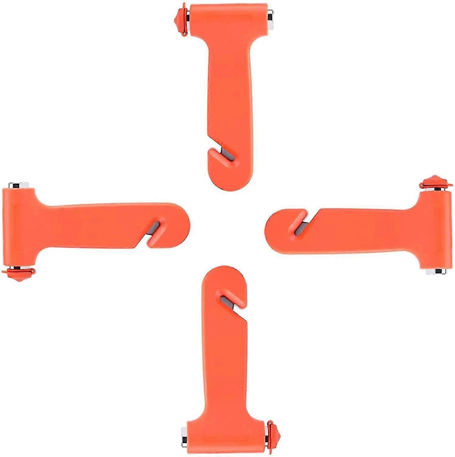 4 Piece Car Rescue Hammers, Rescue Hammers With Window Breaker And Belt Cutter Tw