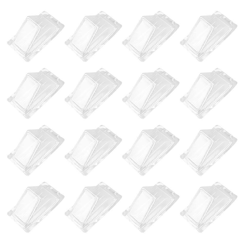 200 Pcs Cupcakes Clear Cake Containers Clear Cake Box Small Pie Holders Cake Slice Containers