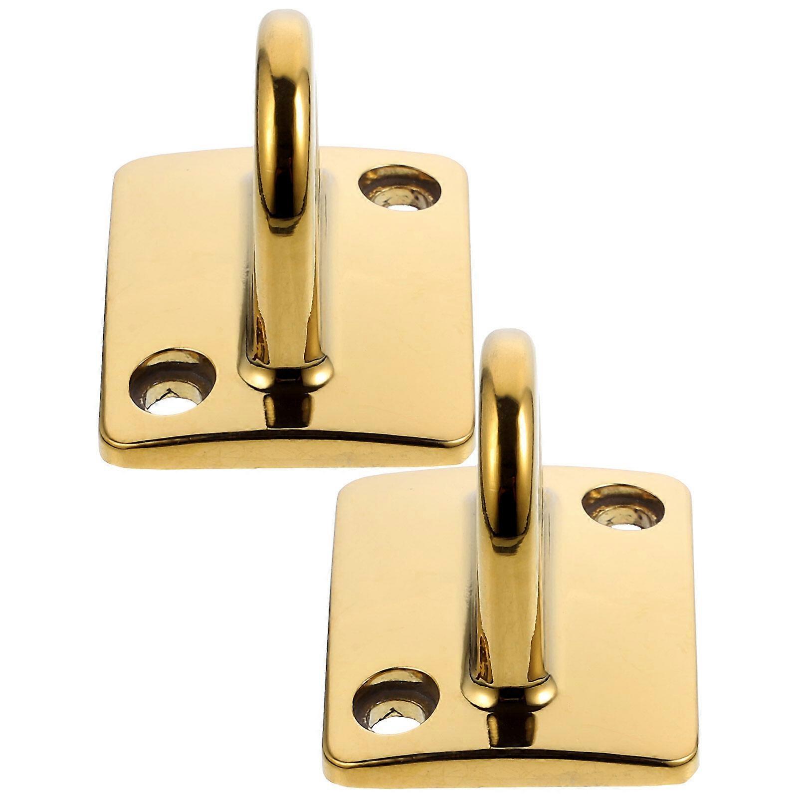 2 pcs Metal Hooks Wall Mounted Hook Wall Hanging Hook Guardrail Rope Hooks