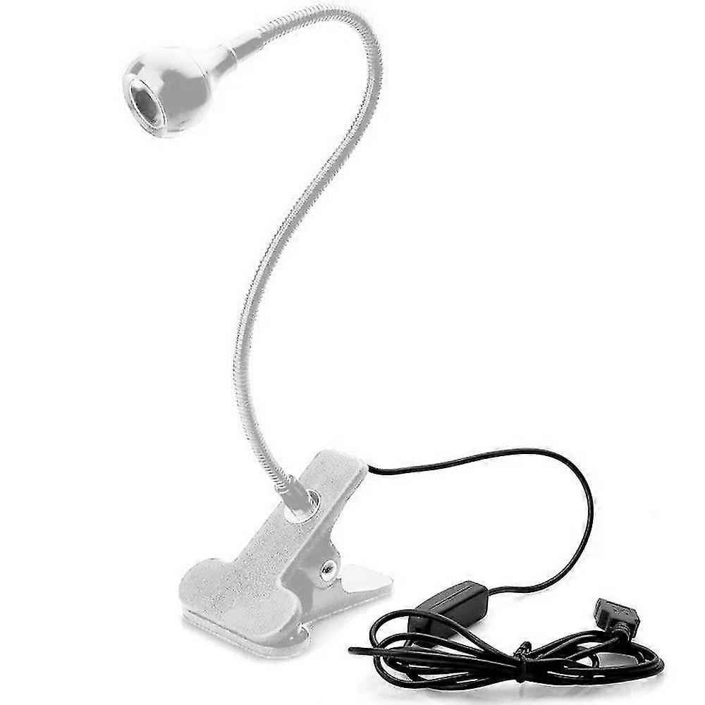 Clip Reading Light Book Light Usb Bed Night Lamp With 3 Color Modes