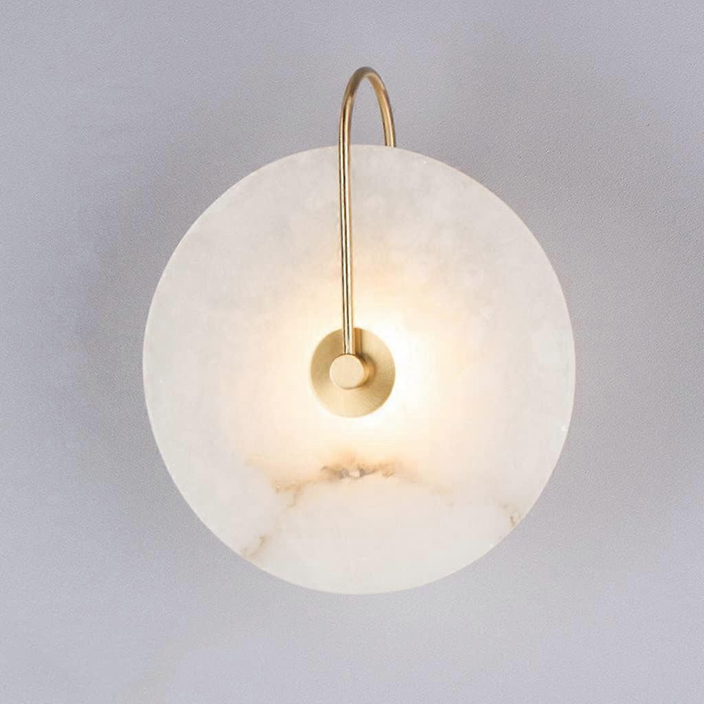 Simple LED Wall Light Natural Spanish Marble Decoration