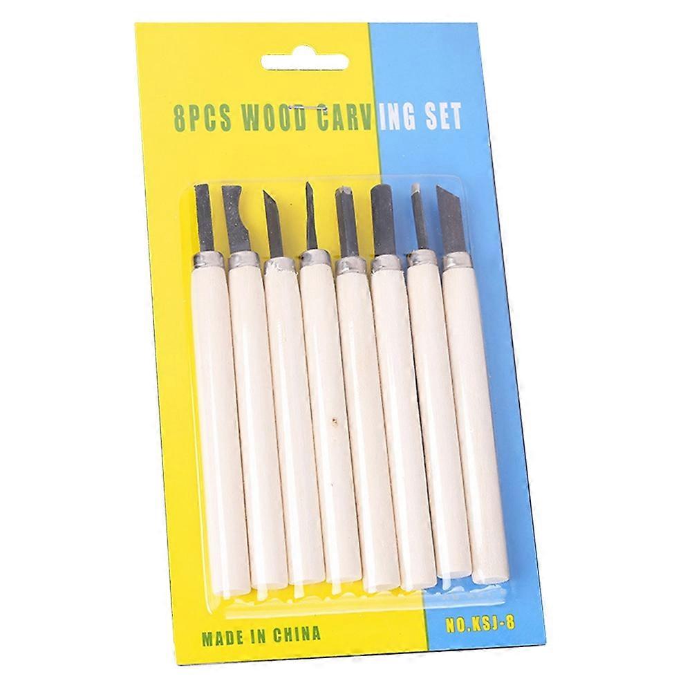 5/6/8/10/12Pcs Wood Carving Chisel Sculpting Knife Gouges Woodworking Tools Set QinHai