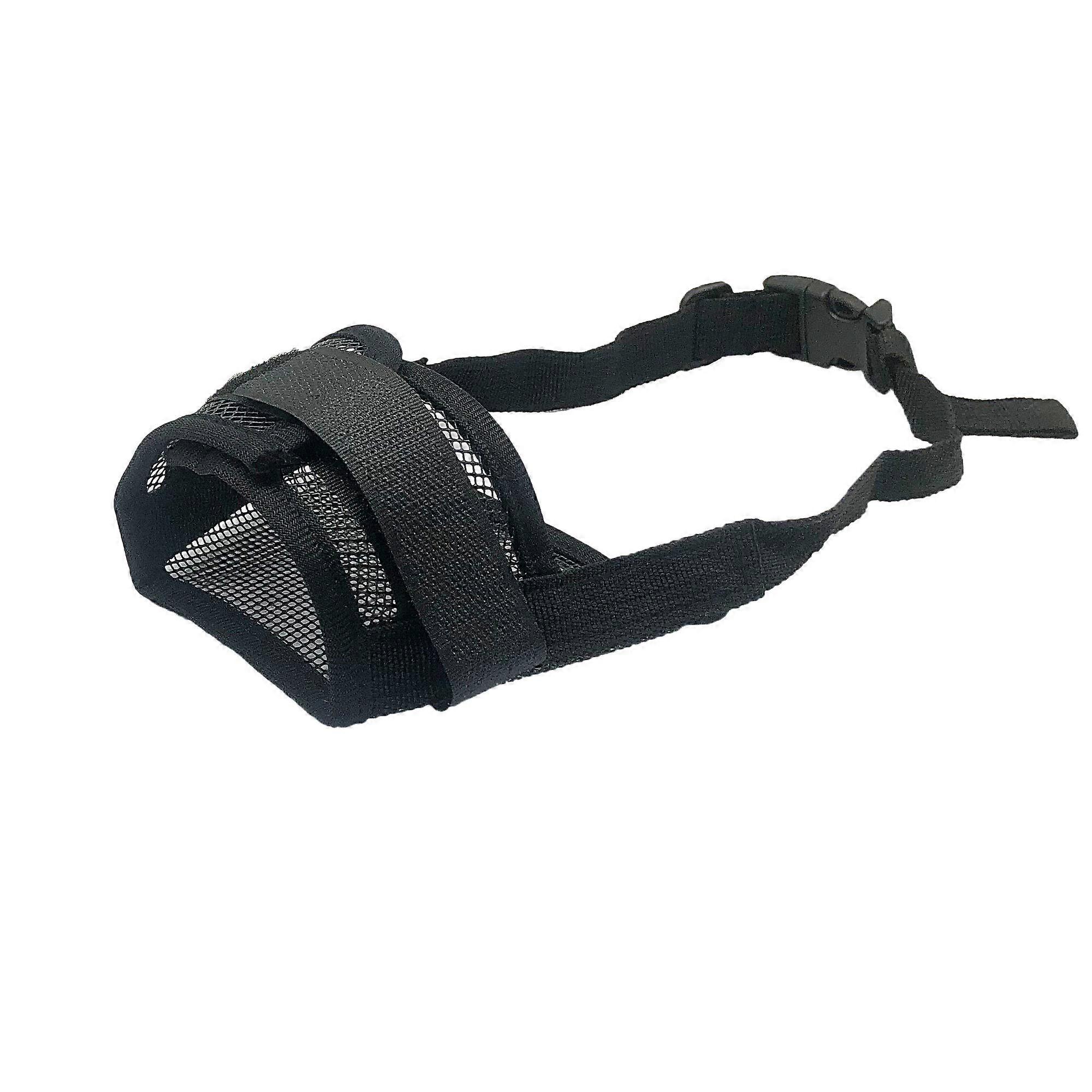 Dog Muzzle with Adjustable Straps Mesh Breathable Anti Biting