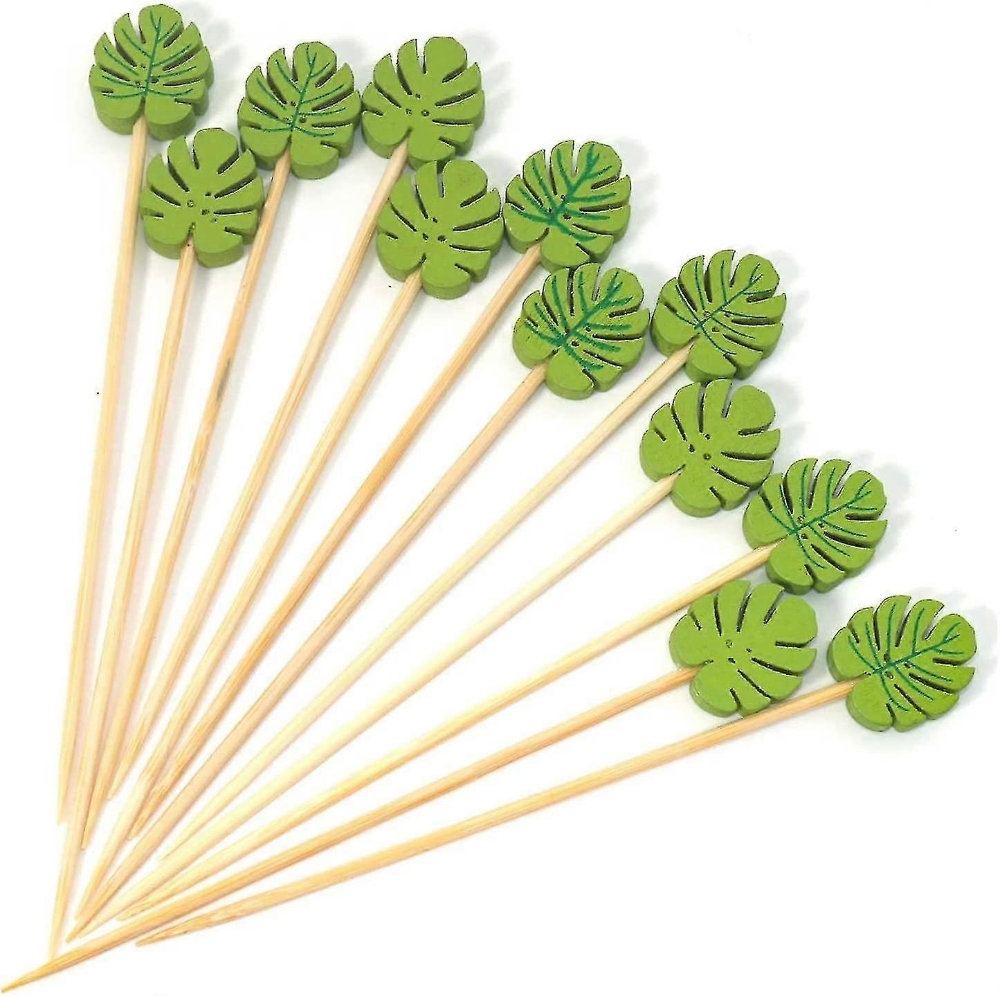 Cocktail Picks 4.7" 100 Count Green