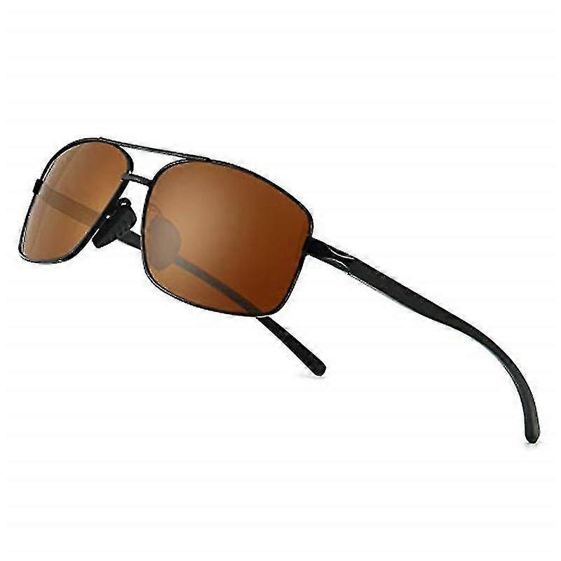 Uv400 Ultra Lightweight Rectangular Polarized Sunglasses