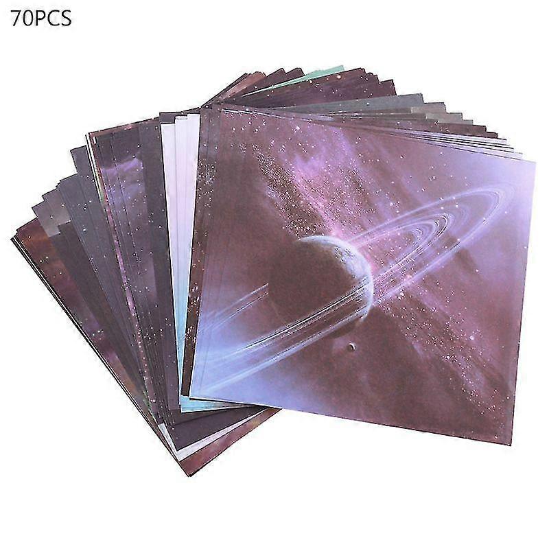 Scrapbooking Origami Paper 70 Sheets Art Background Universe Planet Moon Paper C