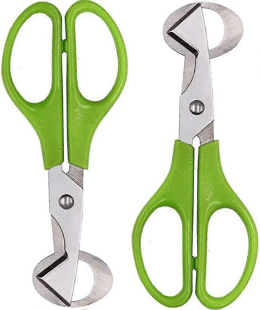 2pcs Quail Egg Scissors, Stainless Steel Quail Egg Scissors, Eggshell Scissors, 14 X 6.5cm