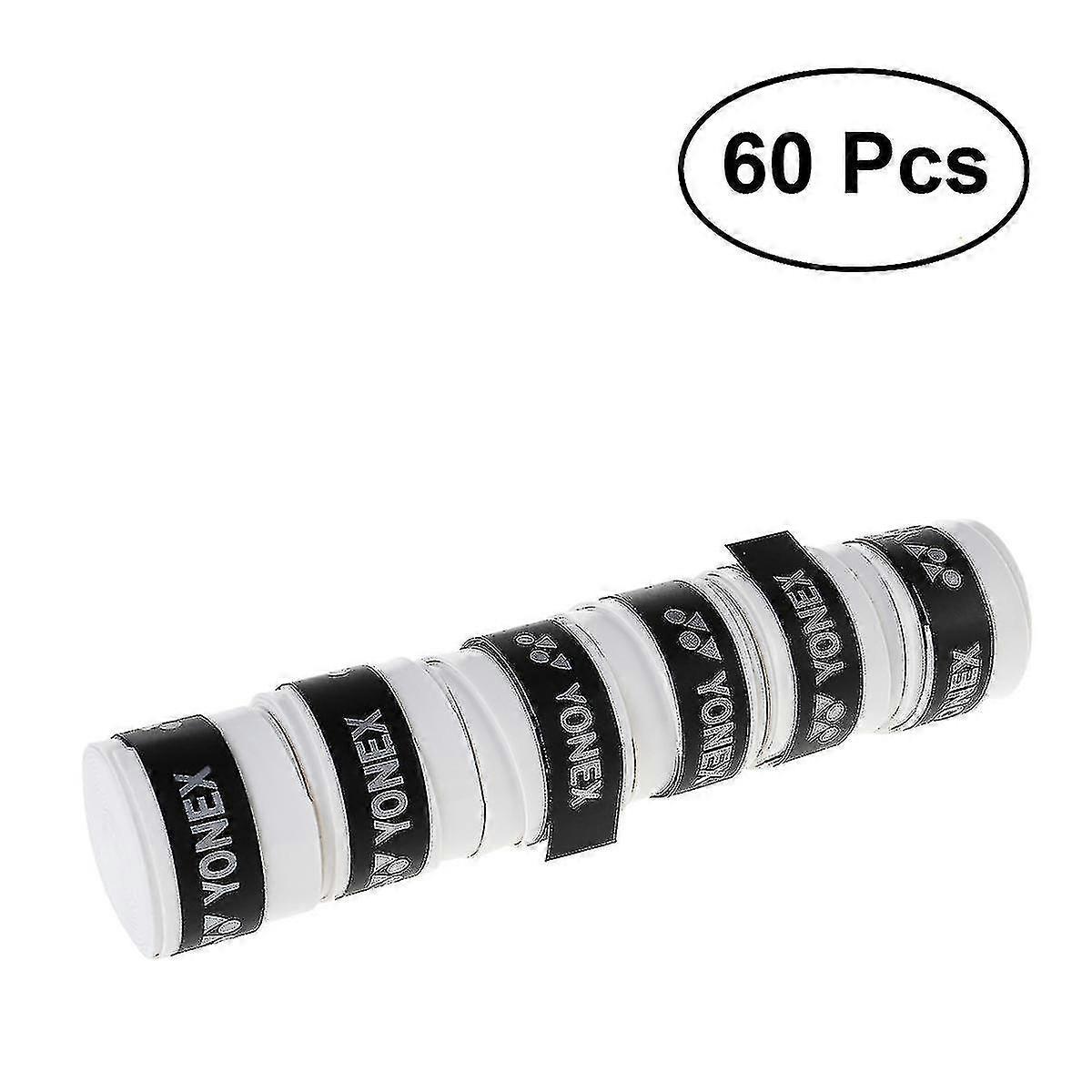 60pcs Replacement Anti-slip Racket Overgrips Over Grips Tennis Badminton Squash Racquet Tape Grips