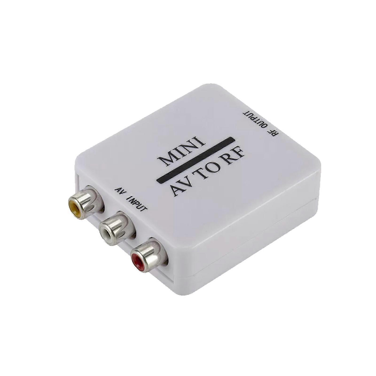 Modulateur RF - RCA / Composite A/V -à- RF / Coaxial / Coaxial - RCA Converter Kit js