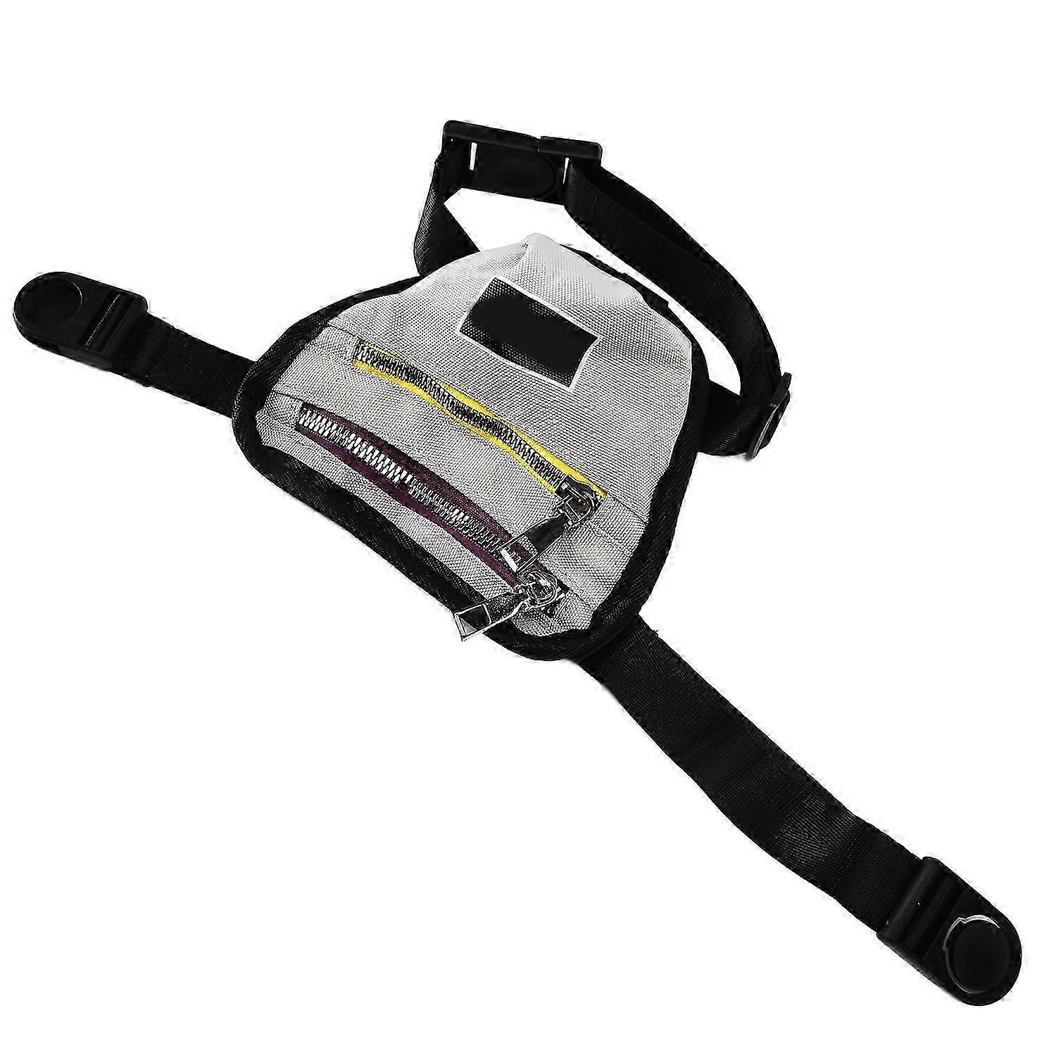 Dog Treat Pouch with Waist Shoulder Strap Durable Easily Carries Snack Training Bag for Hiking Campi