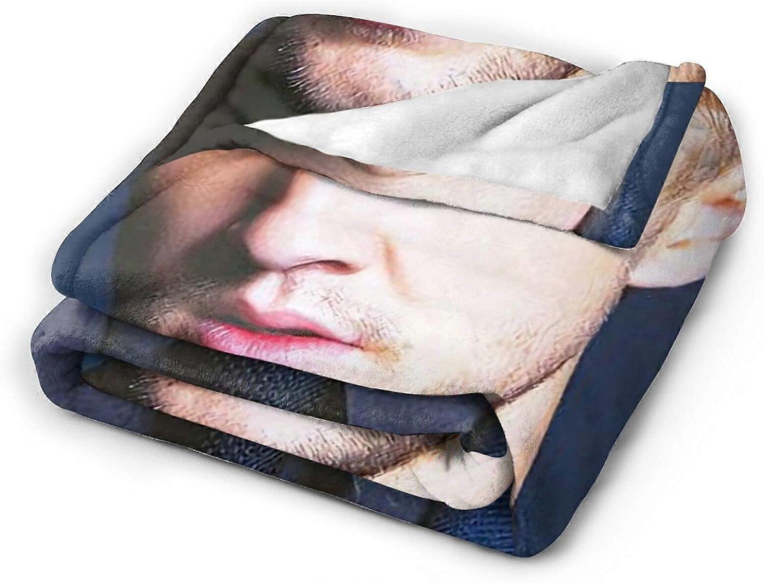 Tom Felton Filt Ultramjuk Flanellfilt 3D-tryck Fluffig plysch filt Sängkläder Dekor Kasta Filt för vardagsrum Sovrum Sovsal Dekor (3Storlekar)-c2