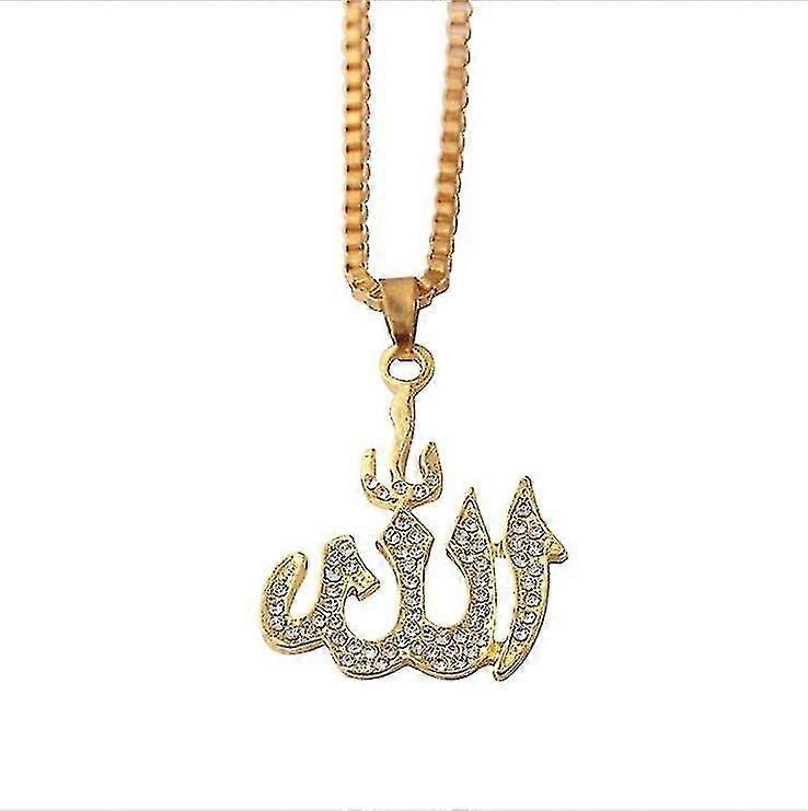 18 Carat Gold Plated Chain Allah Muslim