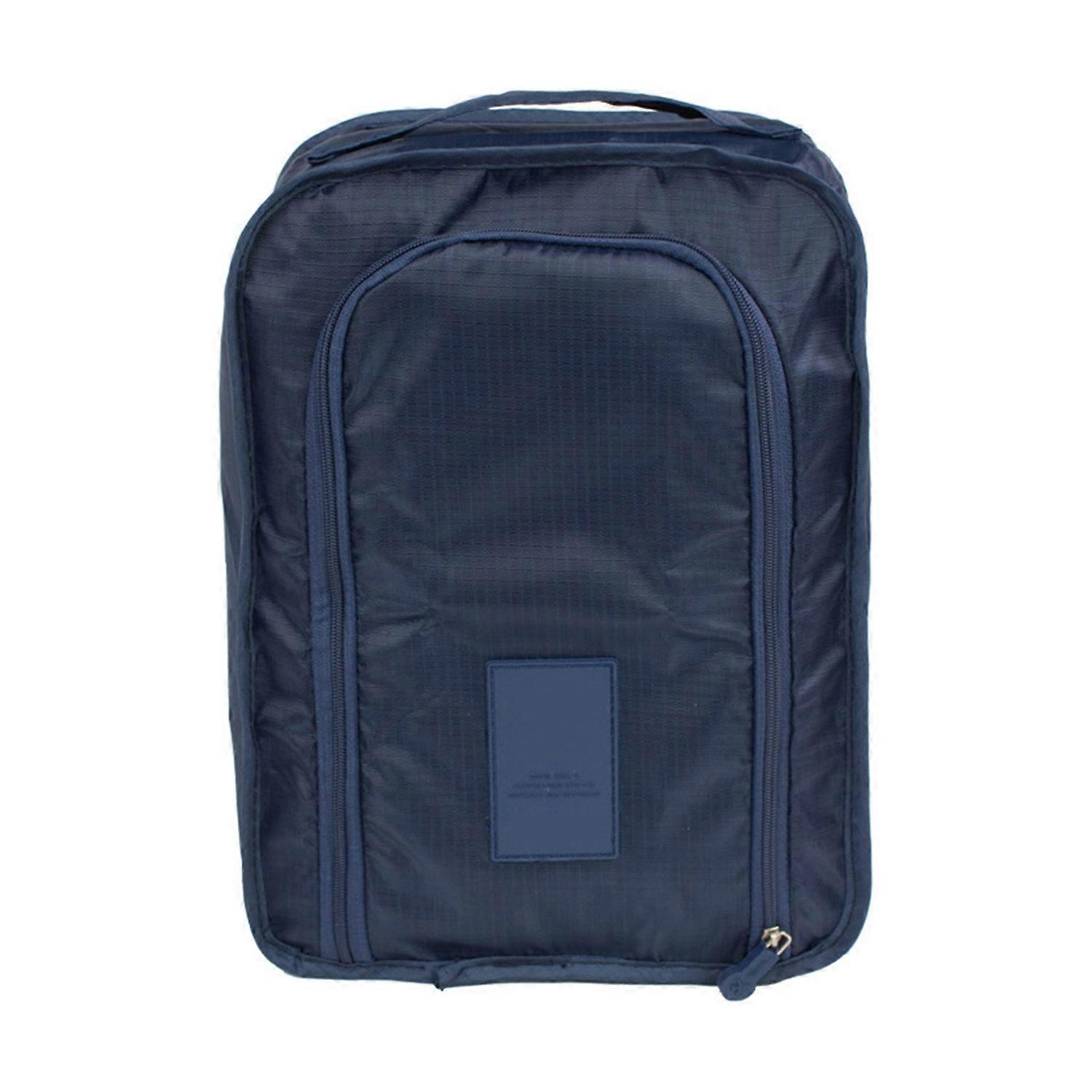 Travel Bag Zipper Closure Smooth Opening Good Sealing Handle Design Foldable Space Saving Shoe Pouch