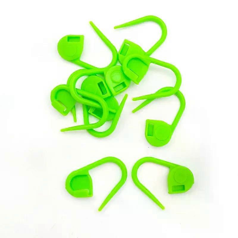 50/100st färgglada plast säkerhetsstift stickmarkörer virkade stygn klämmor för diy stickning sömnad hantverk kläder tillbehör