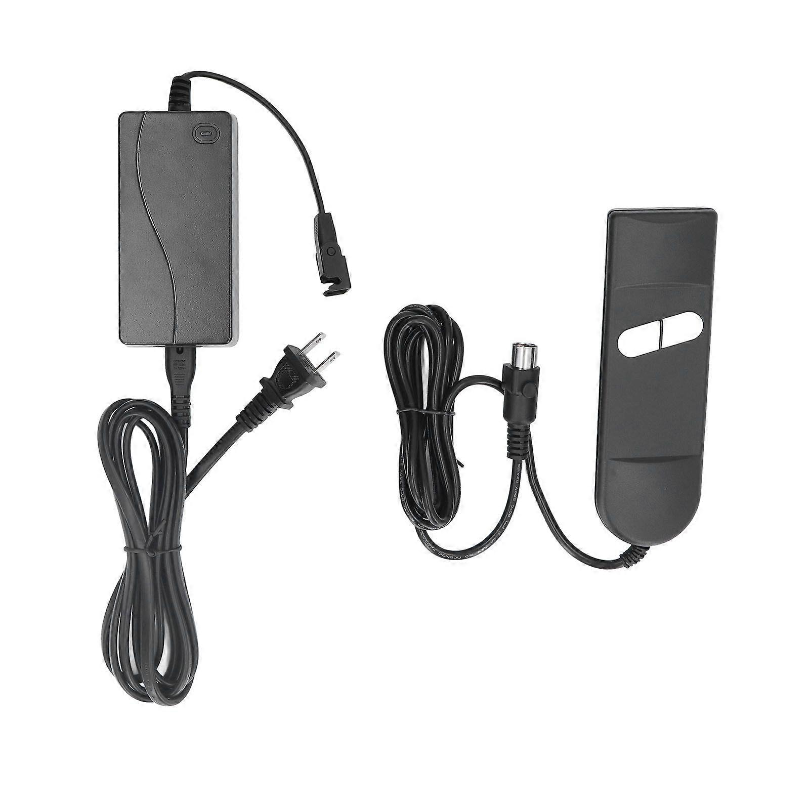 Recliner Controller 5 Pin 2 Button Electric Lift Chair Hand Control Switch US Plug 100240V