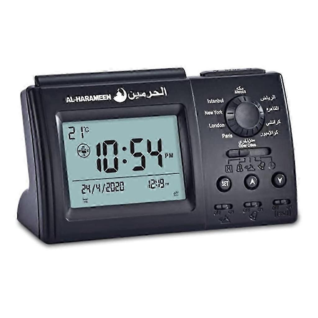 Azan Prayer Alarm Clock Automatic Islamic Prayer Reminder Table Digital Clock