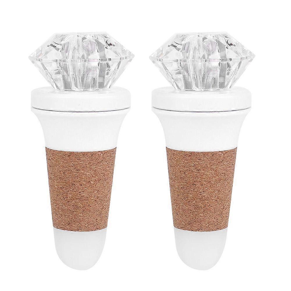 2PCS Cork Led Lights USB Charging Bottle Stopper Cap Lamp for Romantic Atmosphere Fairy