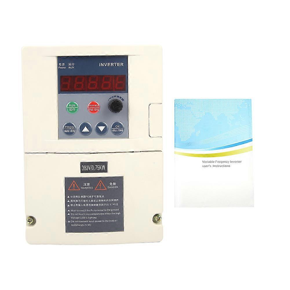 Single Phase In/3 Phase Out 380V Variable Frequency Converter Inverter Speed Controller(0.75kW)