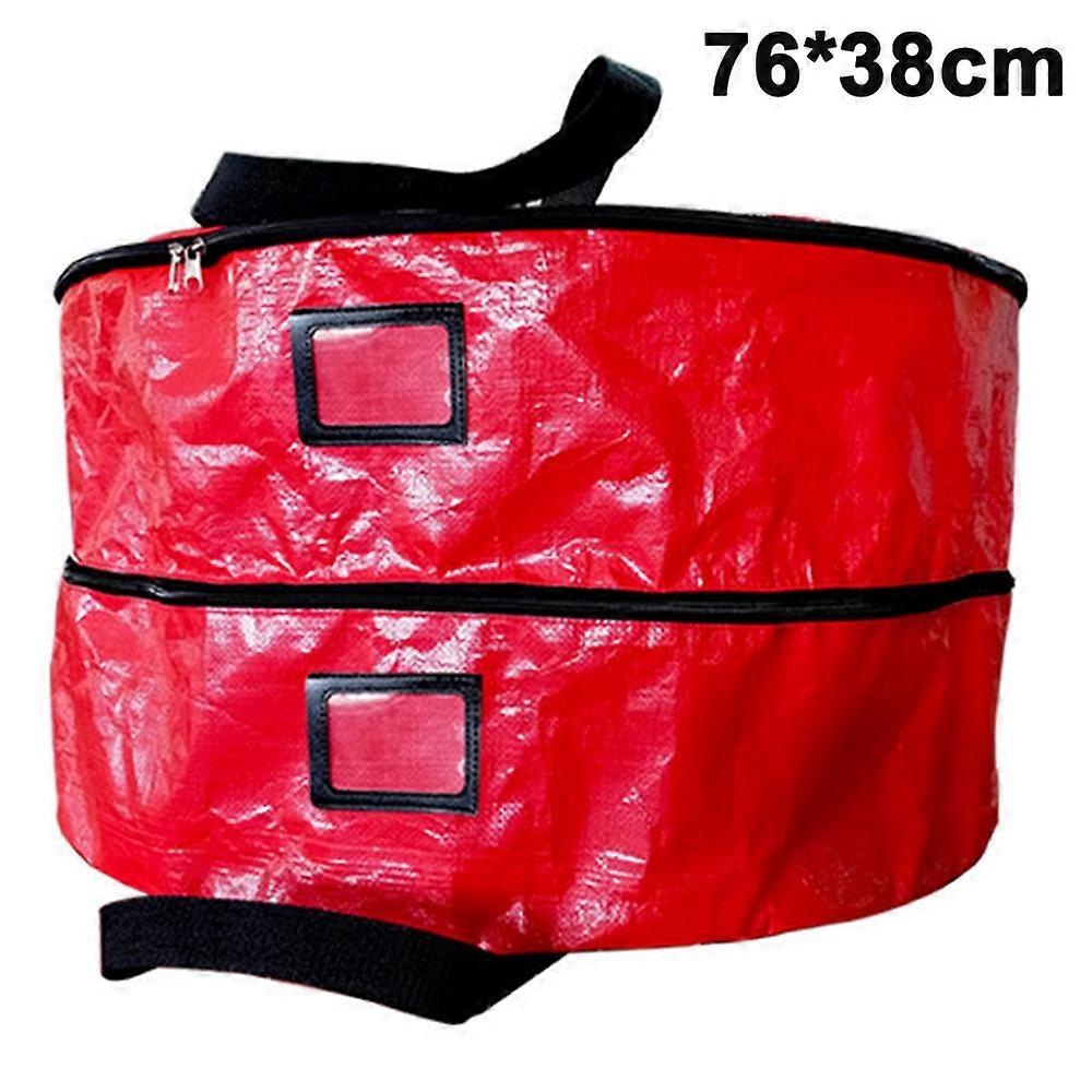 Christmas Wreath Storage Bag, Red