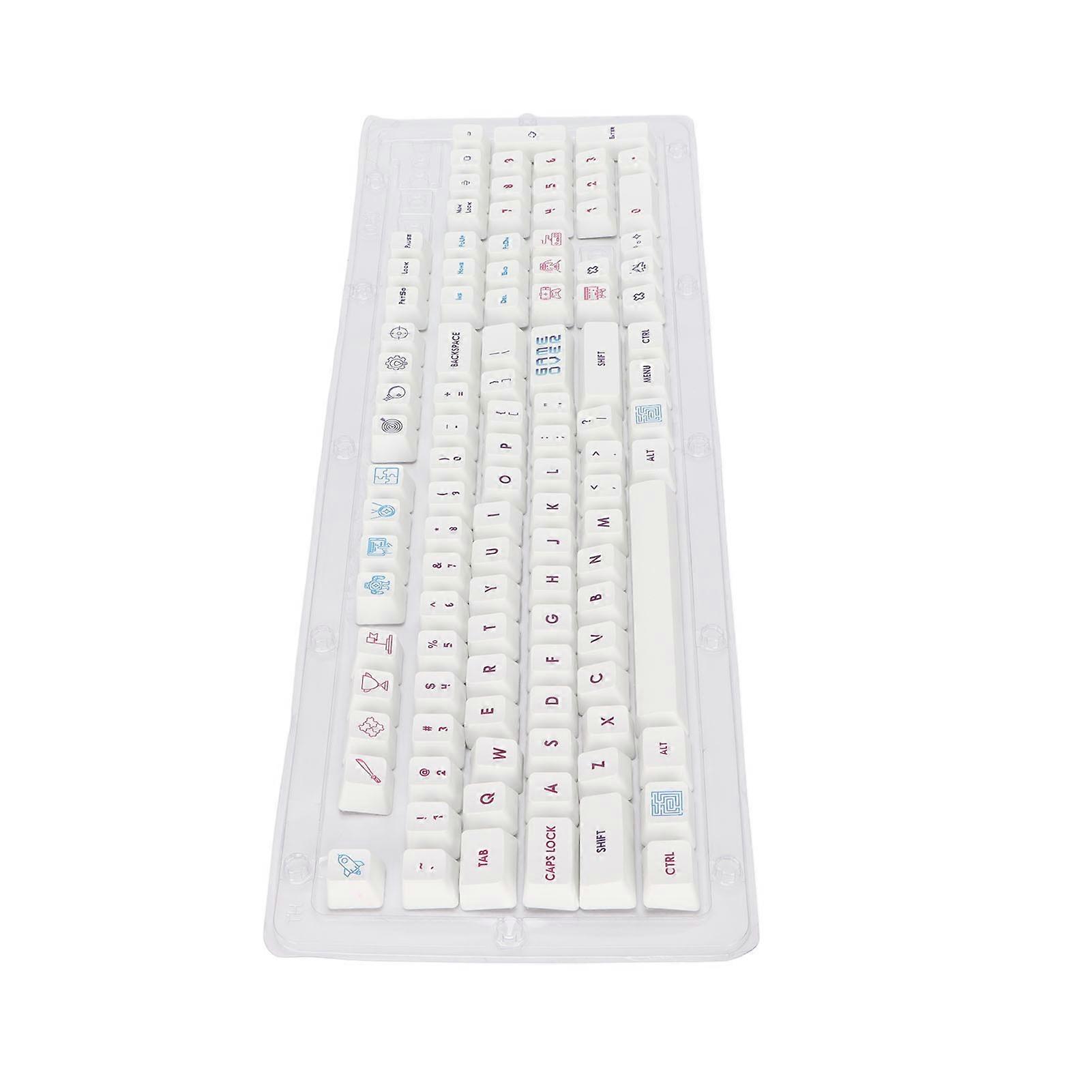 108-Key PBT OEM Height Dye Sublimation Mechanical Keyboard Keycaps